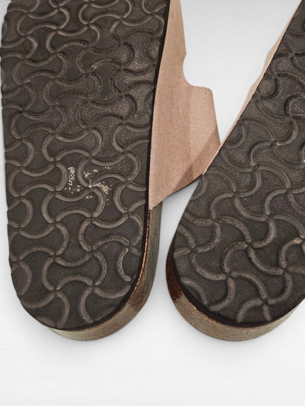 Skechers Two Strap Sandals Taupe Size 8 - Picture 14 of 15